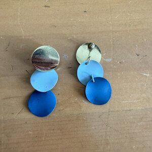 Blue Drop Earrings